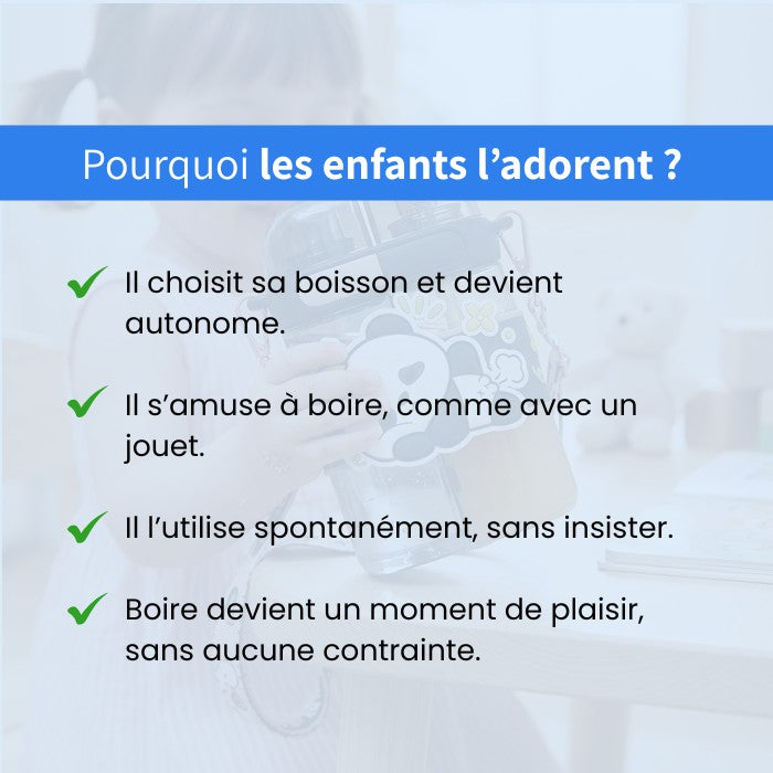 Twiny – fini les disputes pour boire de l'eau.